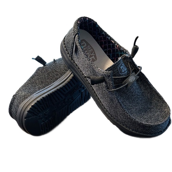 Women’s HEY DUDE Wendy Sox Black Slip-on Loafers - Size 8 - NWOT - Picture 4 of 11